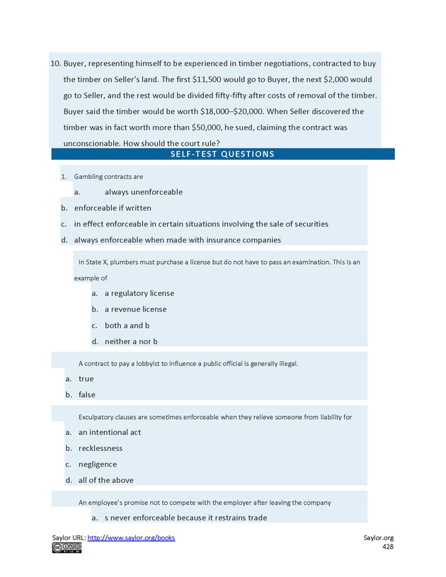 Business Law and the Legal Environment - Page 428